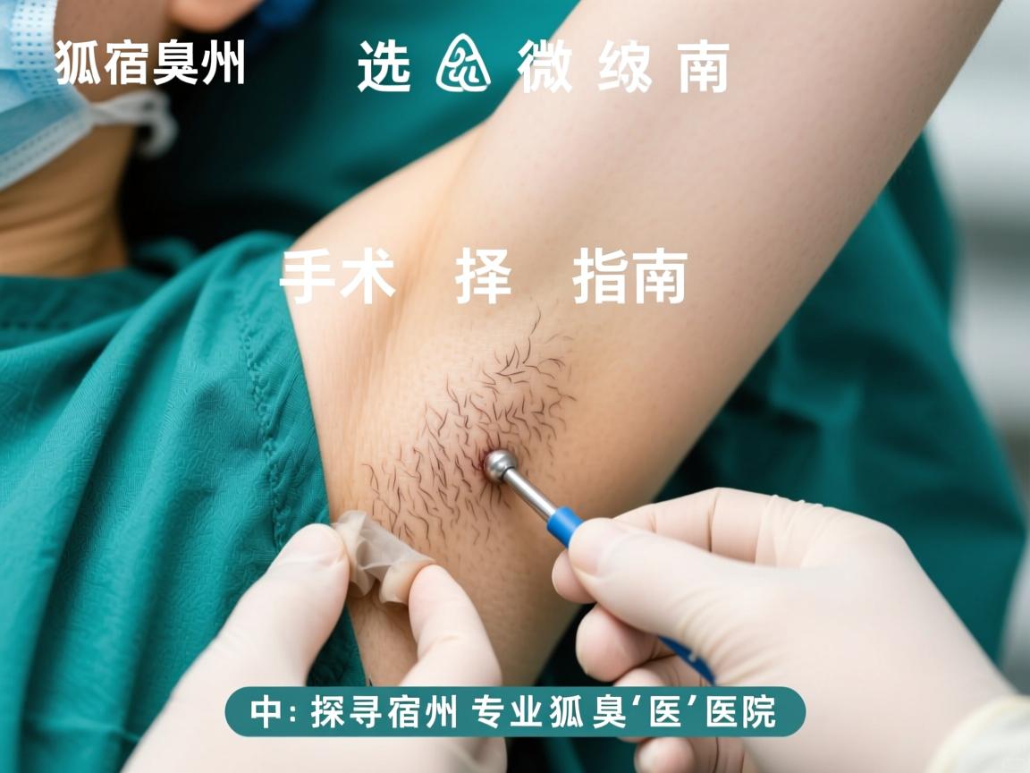 宿州狐臭微创手术选择指南，探寻宿州专业狐臭医院