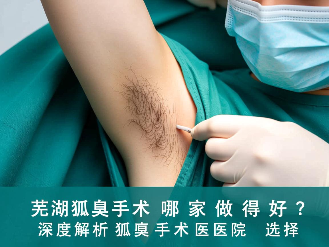 芜湖狐臭手术哪家做得好？深度解析狐臭手术医院选择