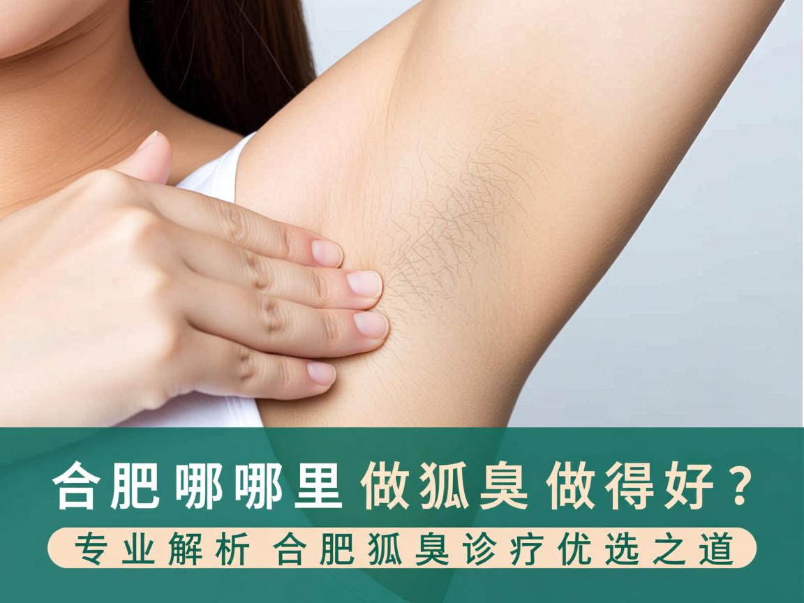 合肥哪里做狐臭做得好？专业解析合肥狐臭诊疗优选之道