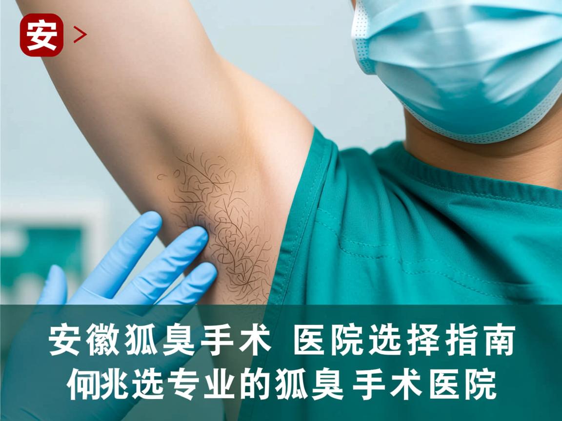 安徽狐臭手术医院选择指南，如何挑选专业的狐臭手术医院