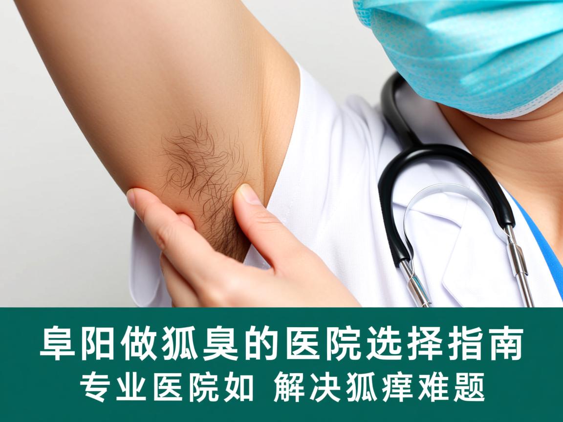 阜阳做狐臭的医院选择指南，专业医院如何解决狐臭难题