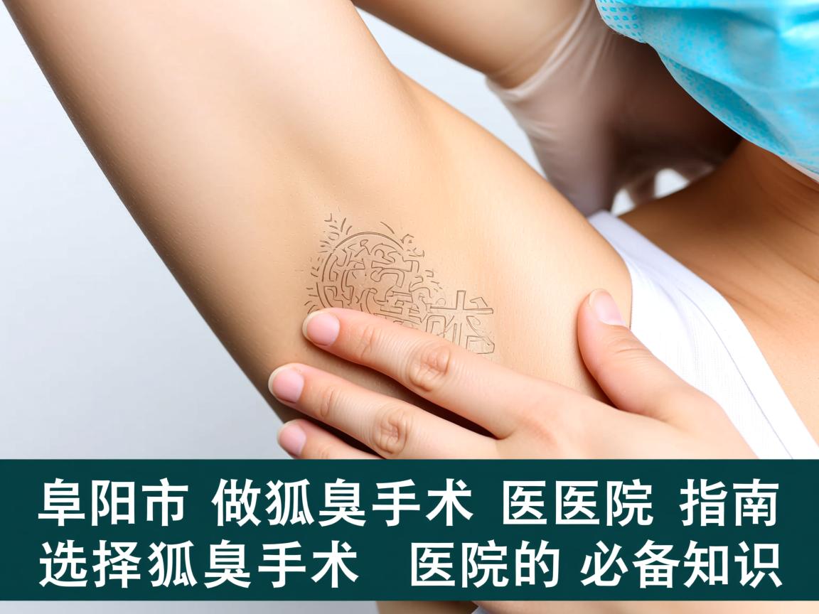 阜阳市做狐臭手术医院指南，选择狐臭手术医院的必备知识