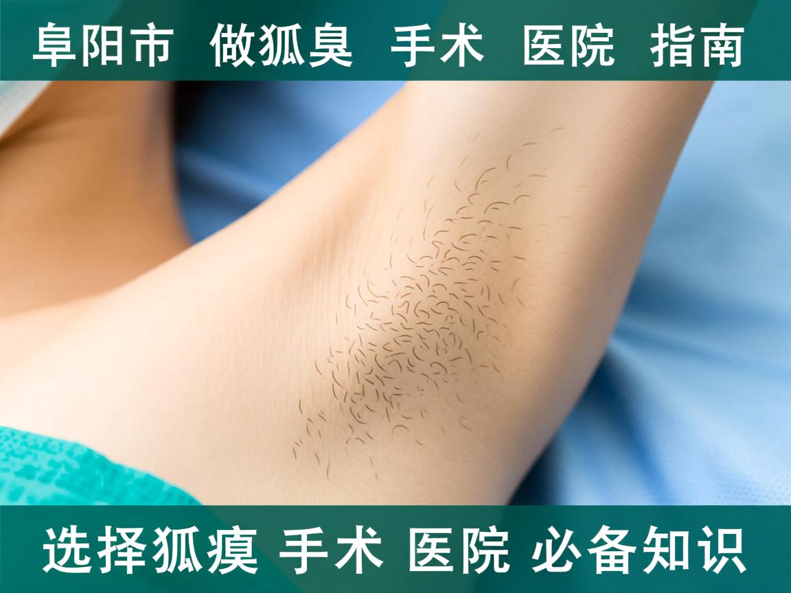 阜阳市做狐臭手术医院指南，选择狐臭手术医院的必备知识