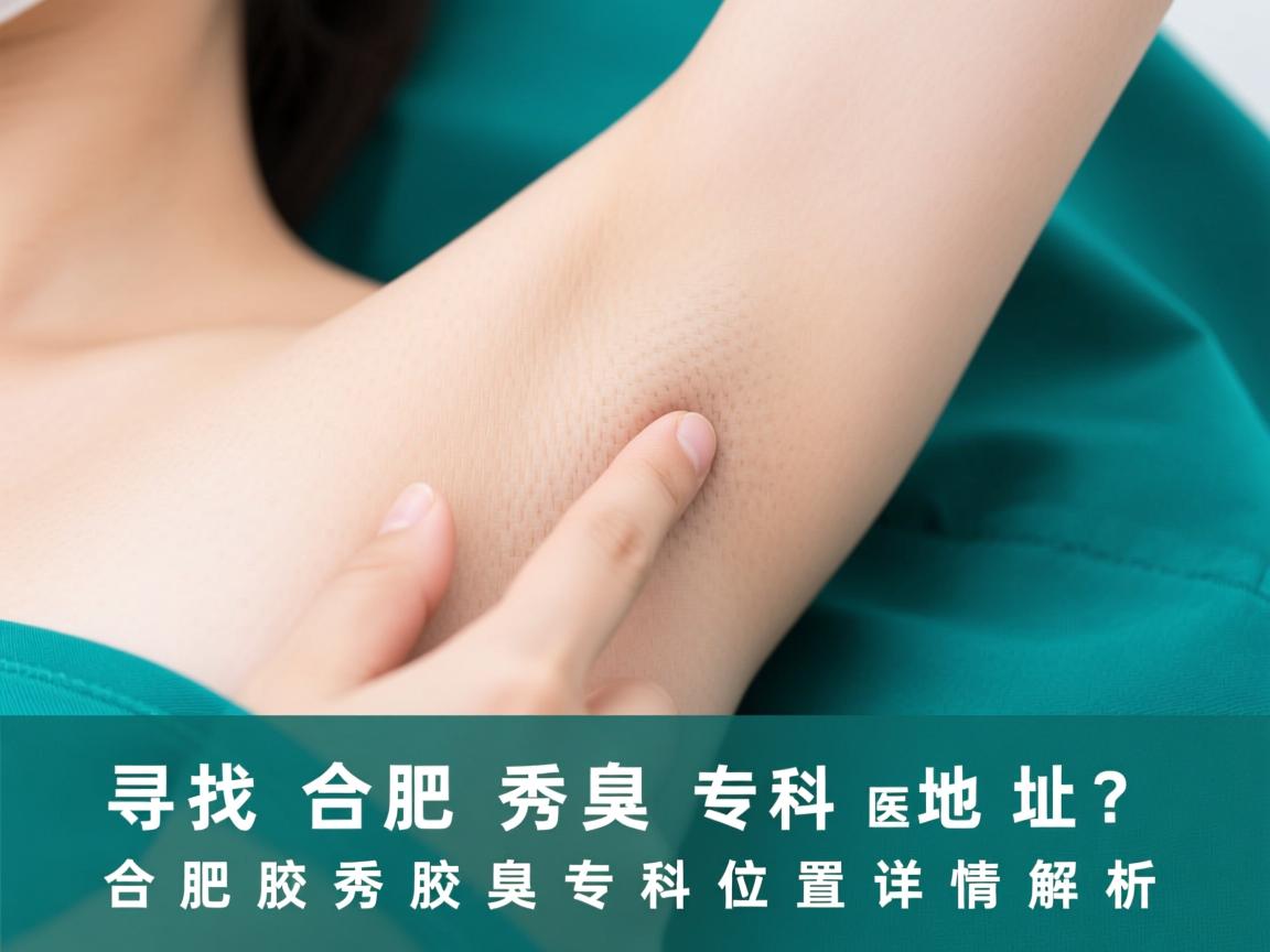 寻找合肥腋秀腋臭专科医院地址？合肥腋秀腋臭专科位置详情解析