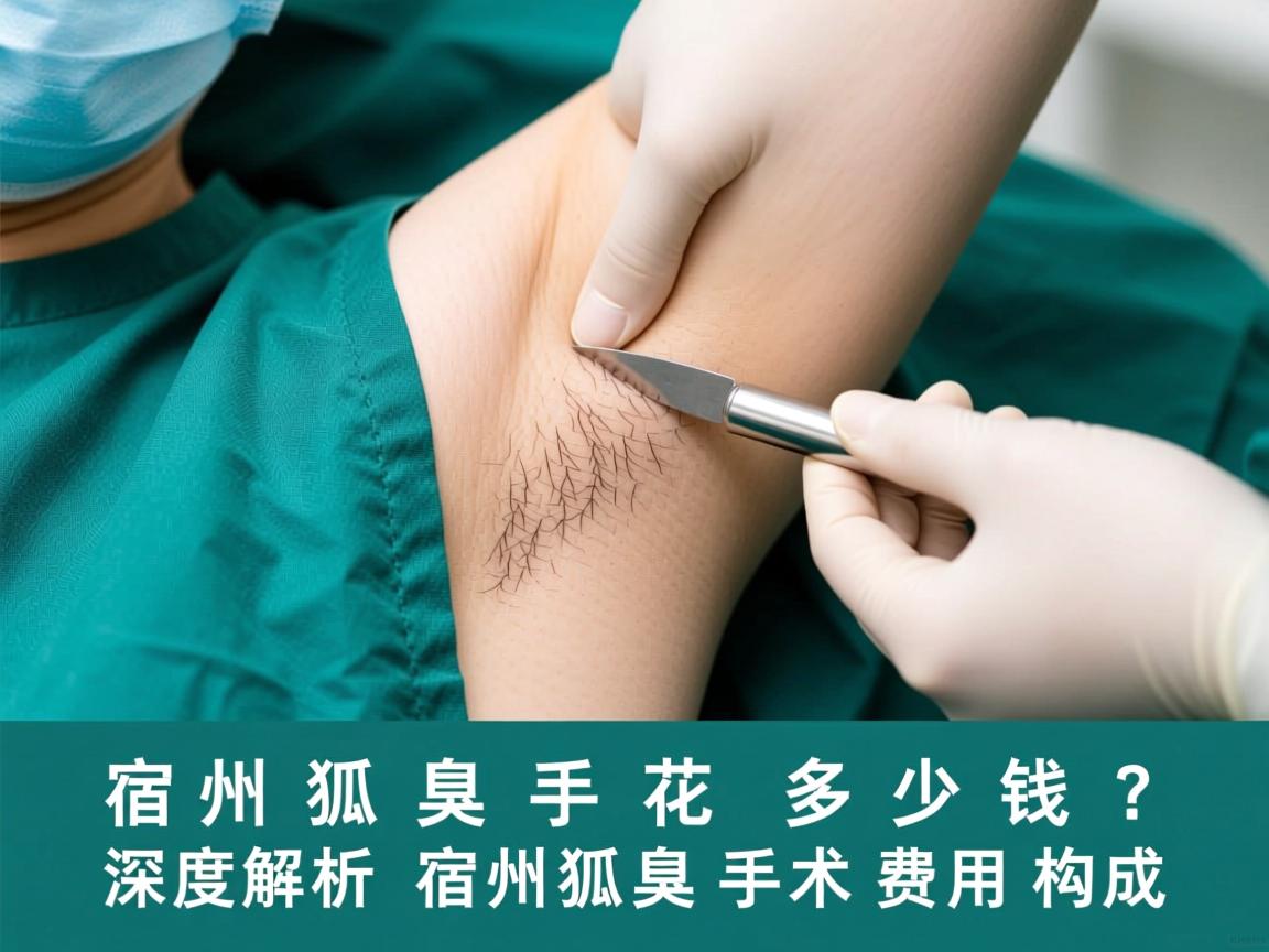 宿州狐臭手术花多少钱？深度解析宿州狐臭手术费用构成