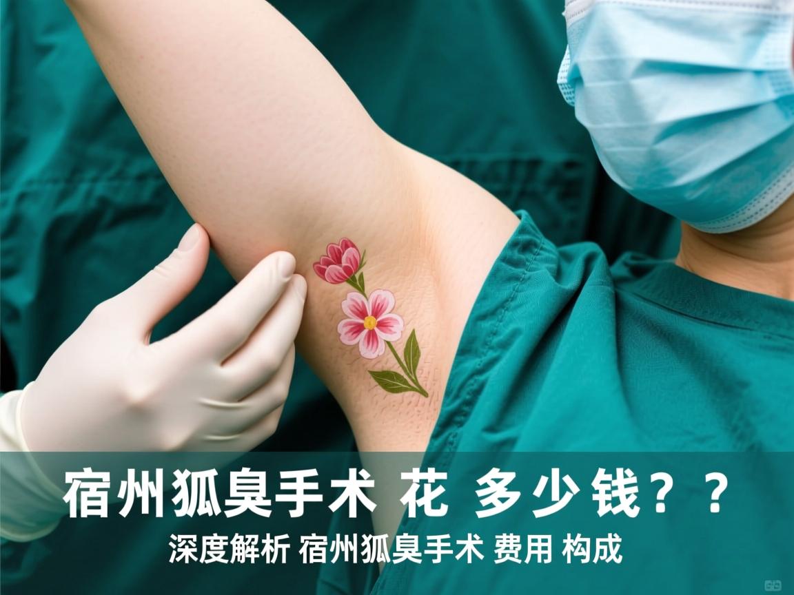 宿州狐臭手术花多少钱？深度解析宿州狐臭手术费用构成
