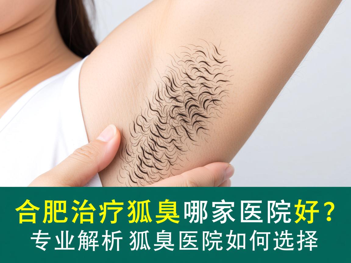 合肥治疗狐臭哪家医院好？专业解析狐臭医院如何选择
