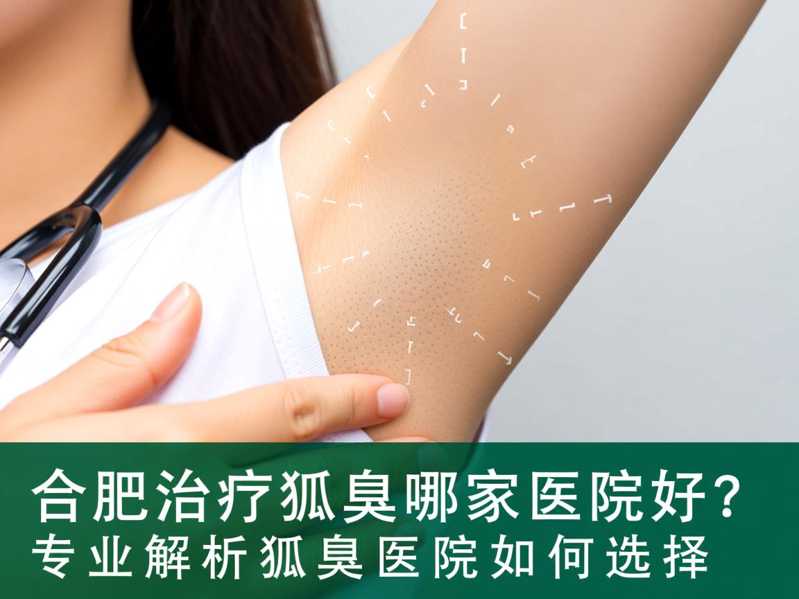 合肥治疗狐臭哪家医院好？专业解析狐臭医院如何选择
