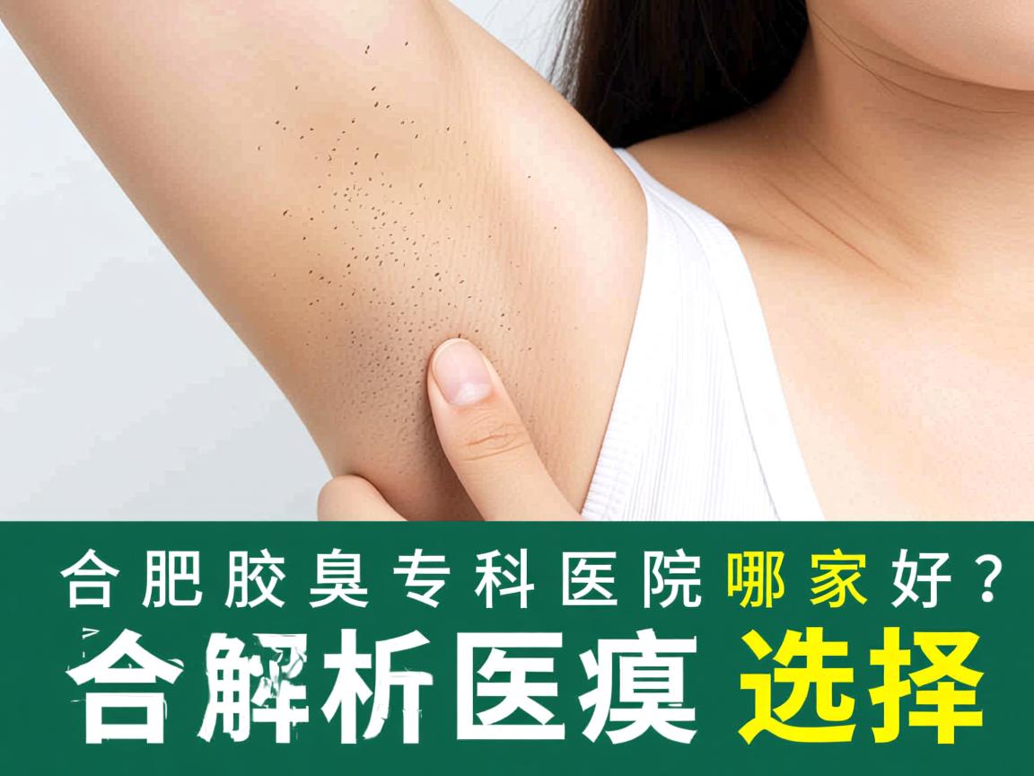 合肥腋臭专科医院哪家好？深度解析合肥腋臭专科医院的选择