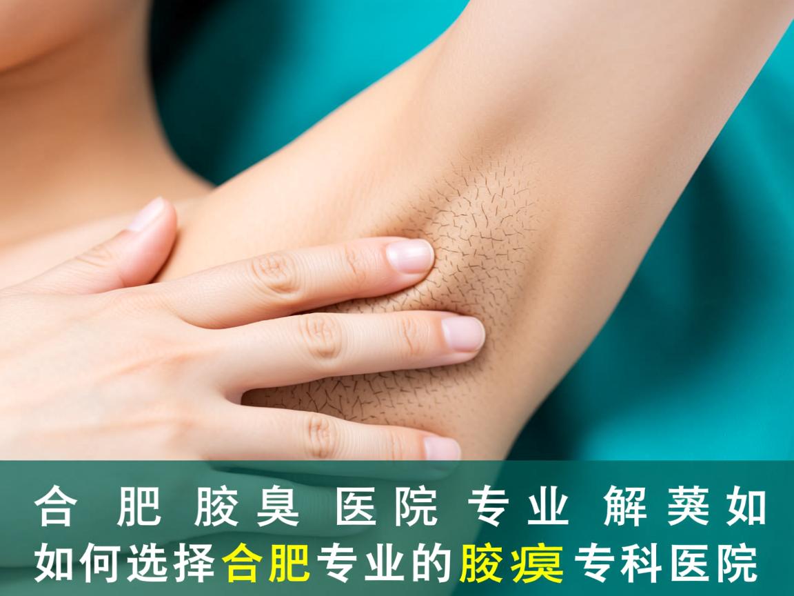 合肥腋臭医院专业解析，如何选择合肥专业的腋臭专科医院