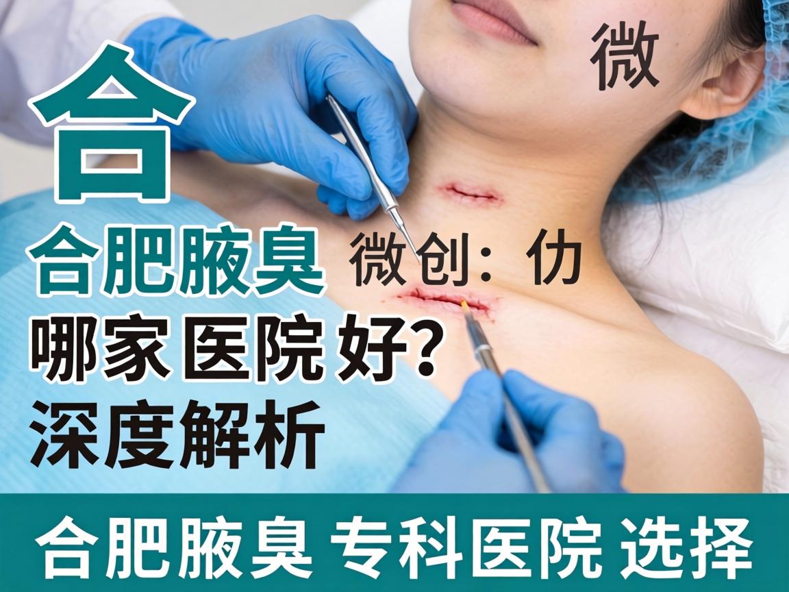 合肥腋臭微创手术哪家医院好？深度解析合肥腋臭专科医院选择