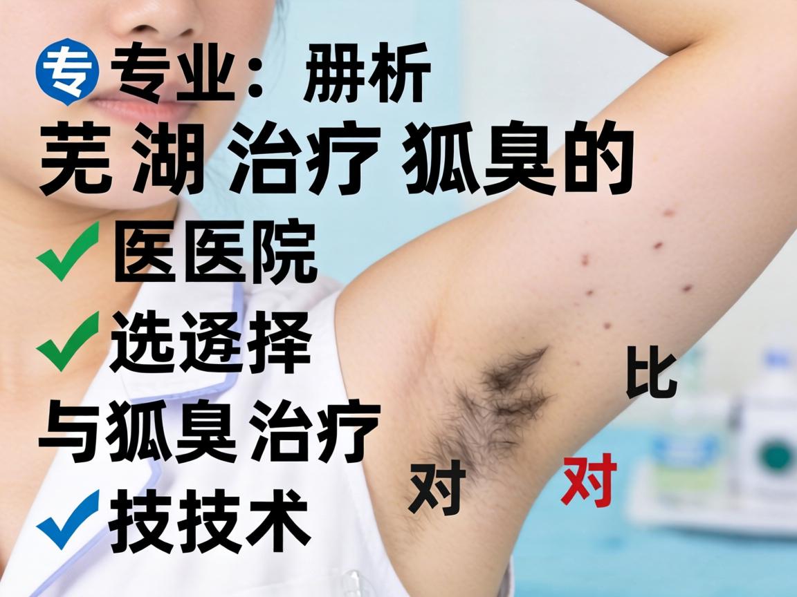 专业解析，芜湖治疗狐臭的医院选择与狐臭治疗技术对比