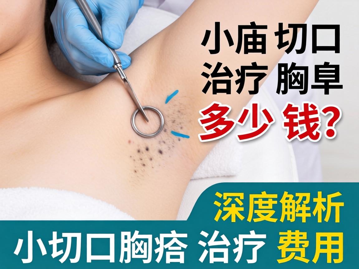 小切口治疗腋臭多少钱？深度解析小切口腋臭治疗费用