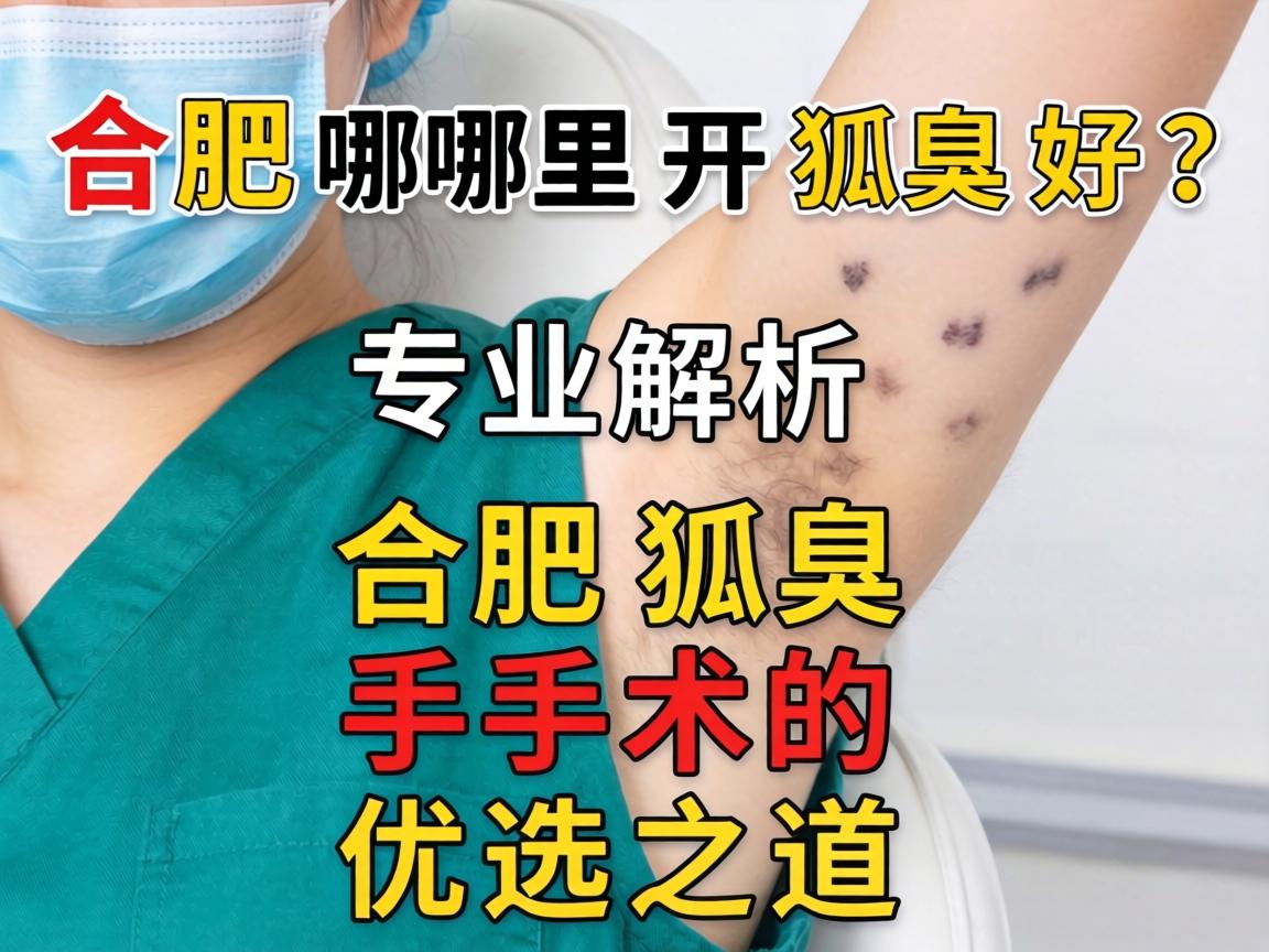 合肥哪里开狐臭好?专业解析合肥狐臭手术的优选之道 合肥哪里开狐臭好?专业解析合肥狐臭手术的优选之道