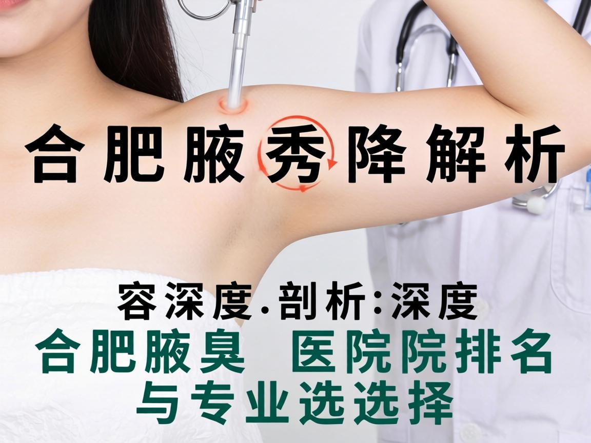 合肥腋秀解析，深度剖析合肥腋臭医院排名与专业选择