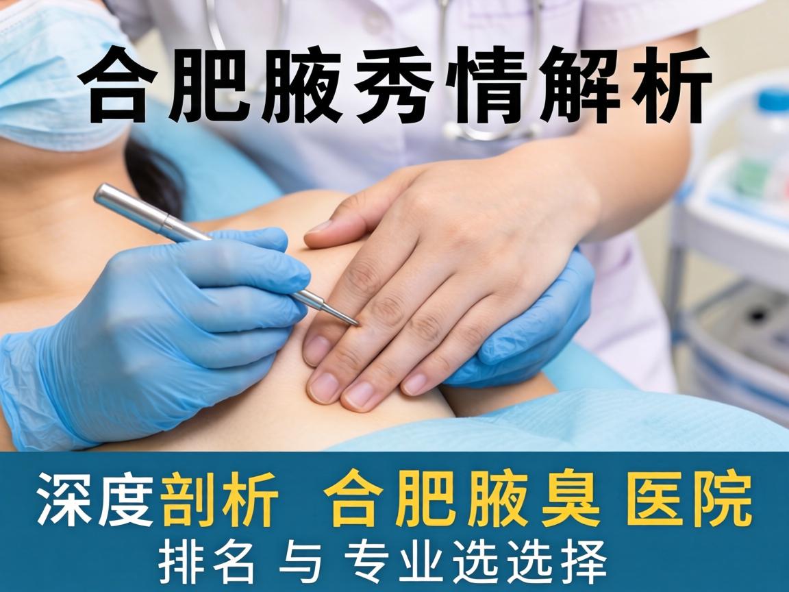 合肥腋秀解析，深度剖析合肥腋臭医院排名与专业选择