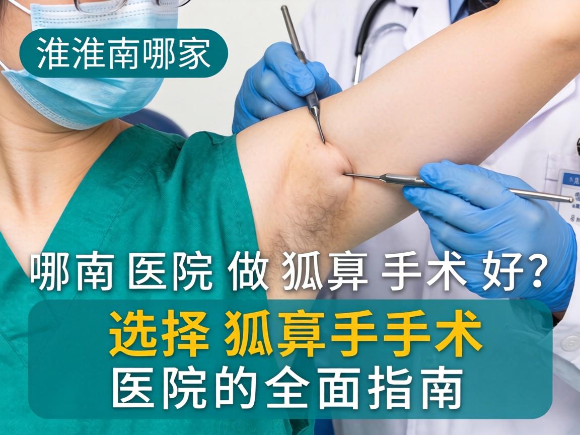 淮南哪家医院做狐臭手术好?选择狐臭手术医院的全面指南 淮南哪家医院做狐臭手术好?选择狐臭手术医院的全面指南