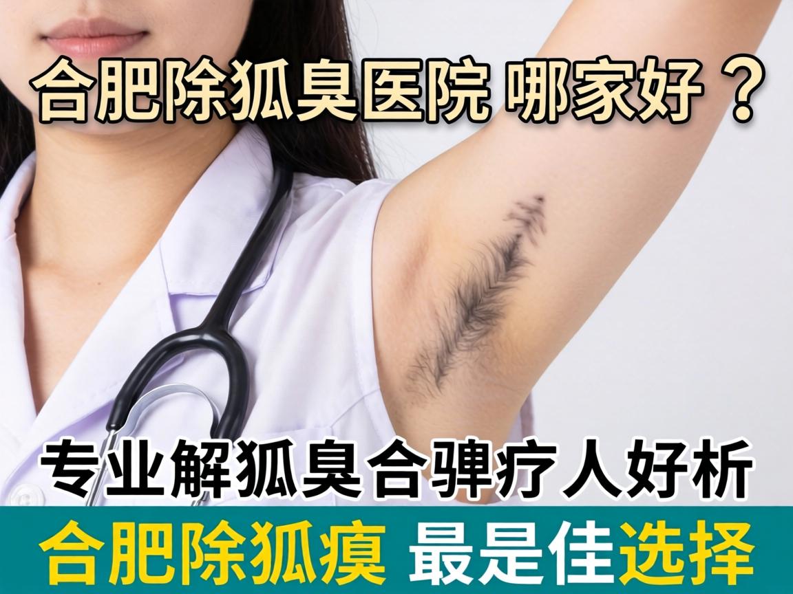 合肥除狐臭医院哪家好？专业解析合肥除狐臭最佳选择