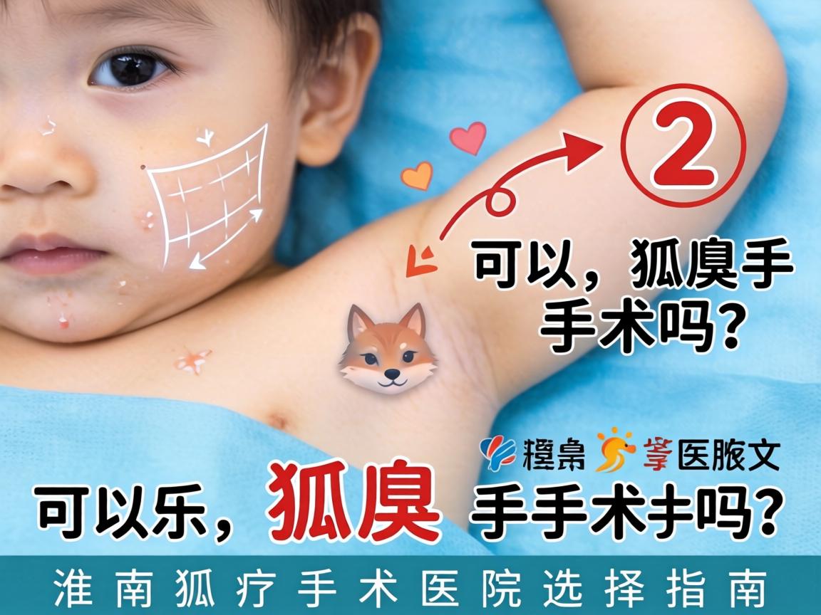 12岁可以狐臭手术吗？淮南狐臭手术医院选择指南