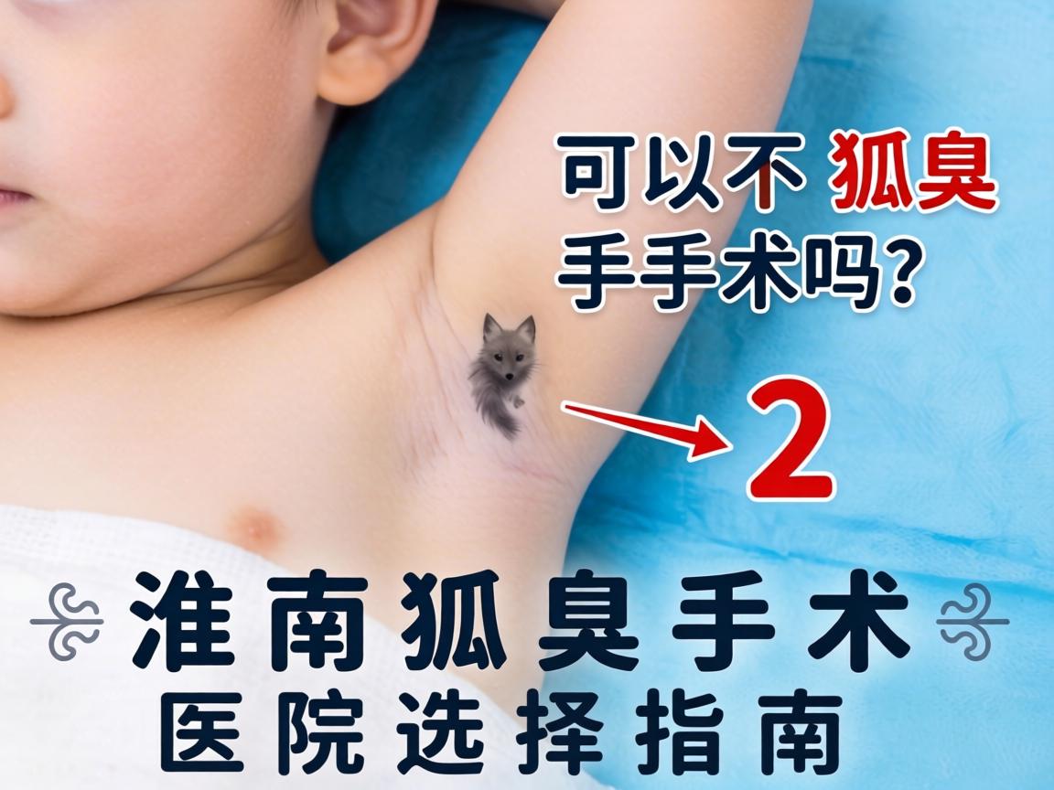 12岁可以狐臭手术吗？淮南狐臭手术医院选择指南