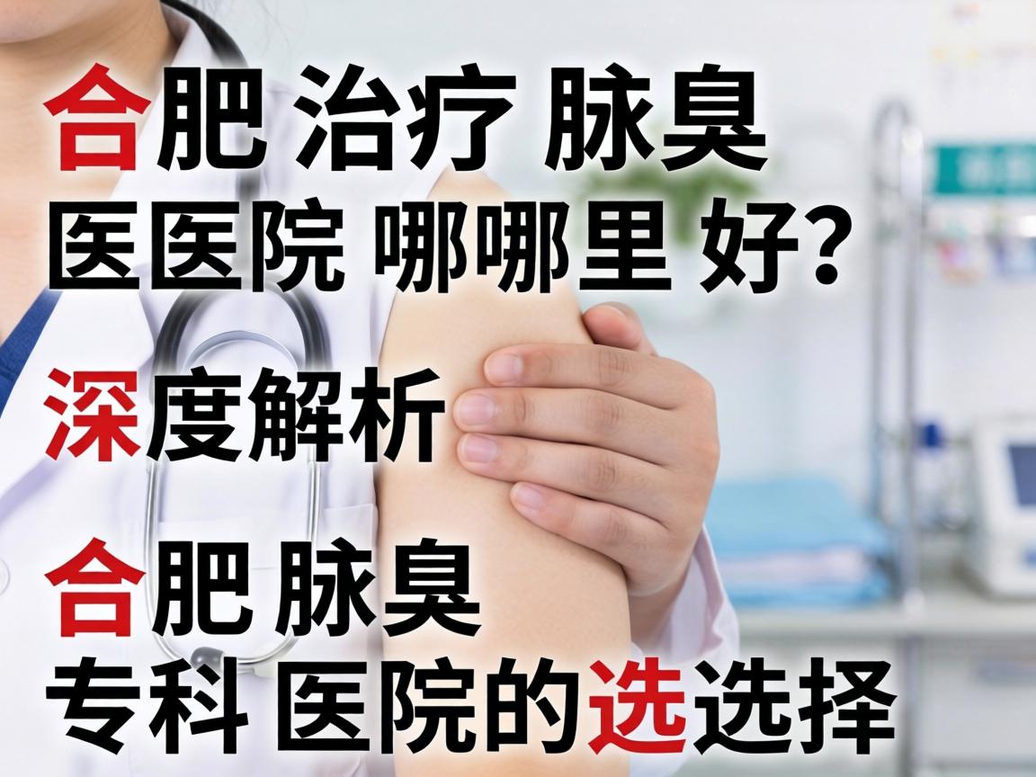 合肥治疗腋臭医院哪里好？深度解析合肥腋臭专科医院的选择