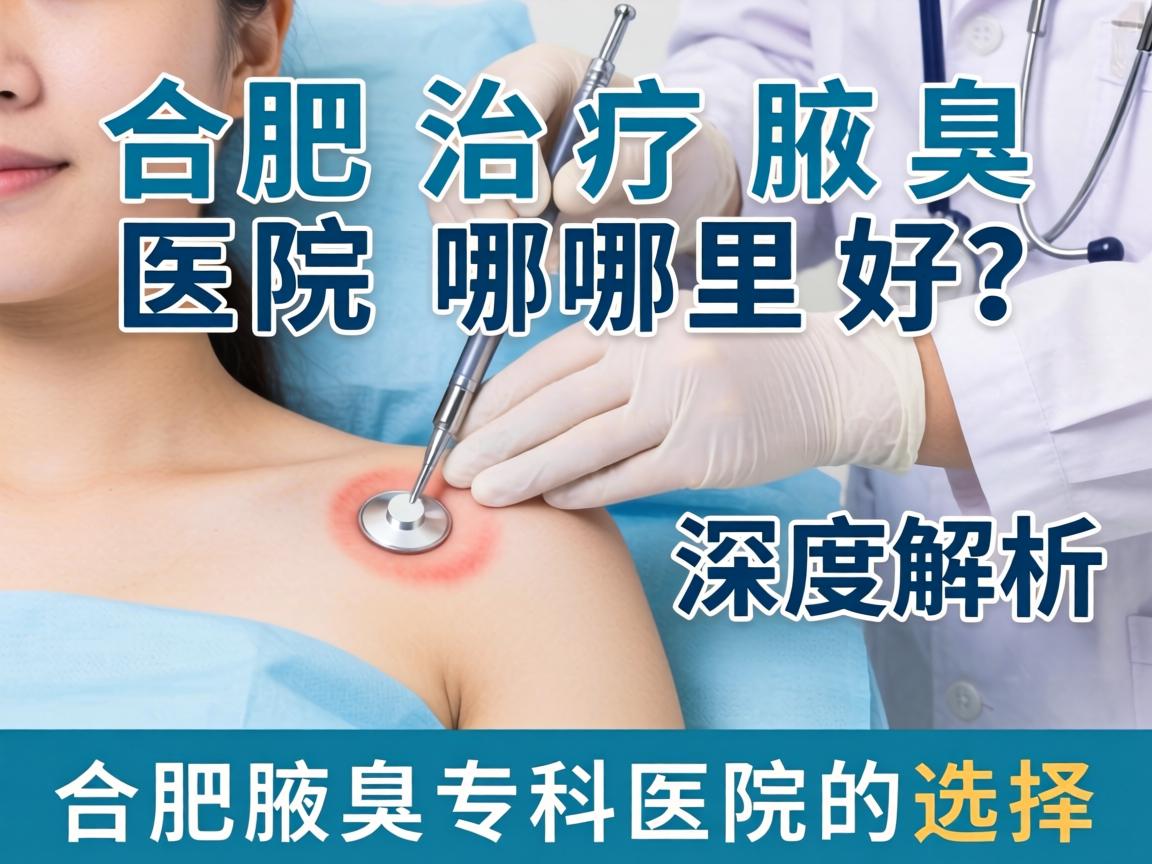 合肥治疗腋臭医院哪里好？深度解析合肥腋臭专科医院的选择