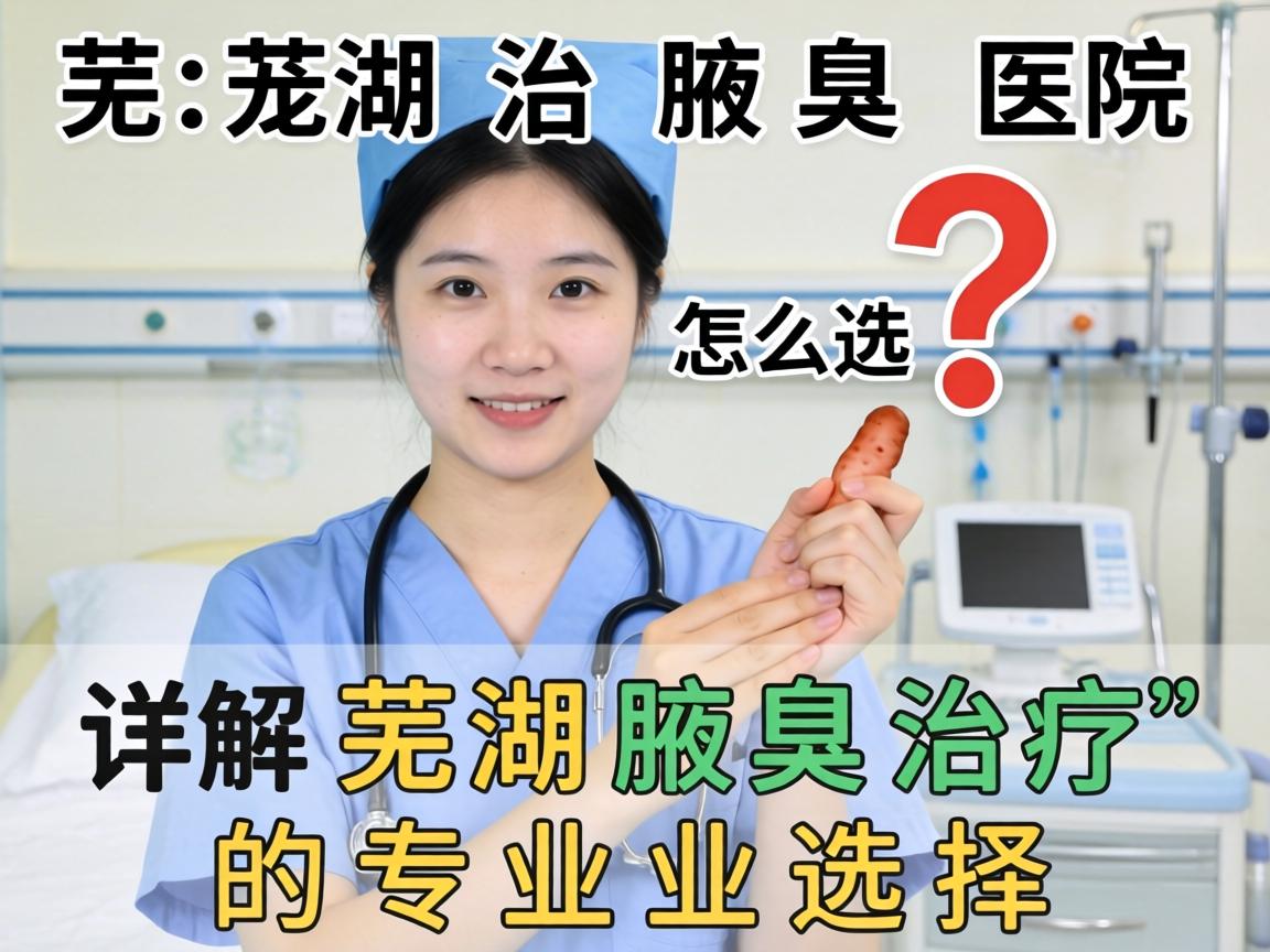 芜湖治腋臭医院怎么选？详解芜湖腋臭治疗的专业选择