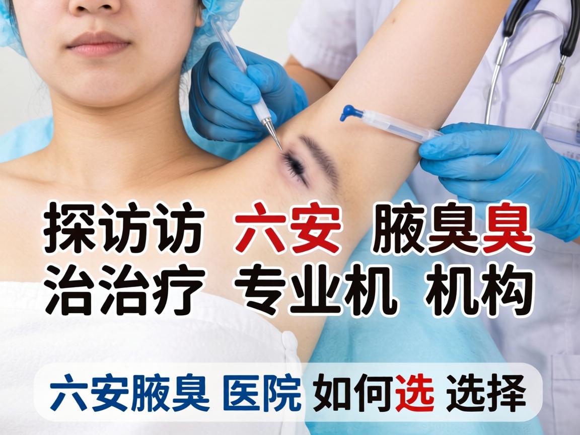 探访六安腋臭治疗专业机构，详解六安腋臭医院如何选择