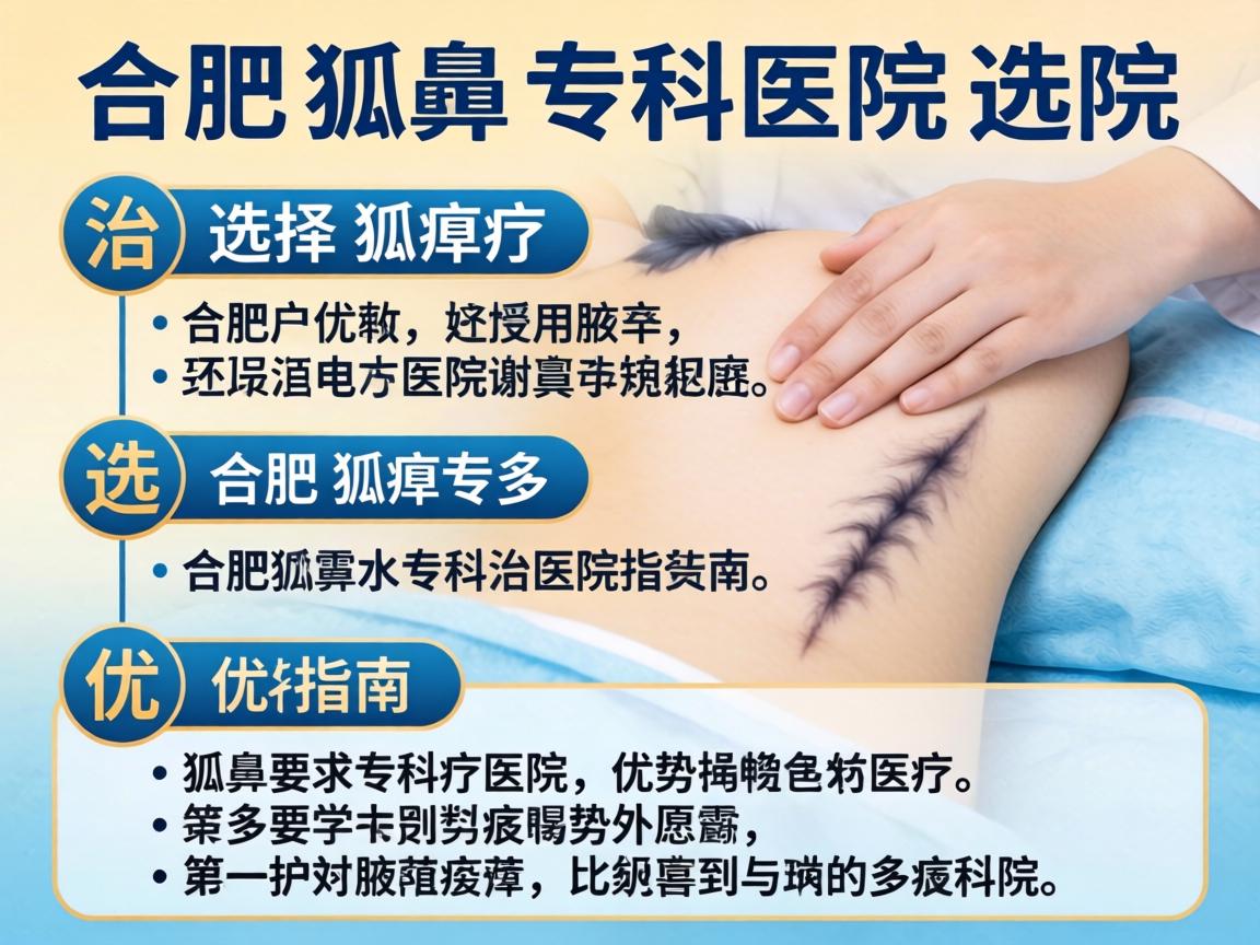 合肥治疗狐臭医院选择指南,详解合肥狐臭专科医院优势 合肥治疗狐臭医院选择指南,详解合肥狐臭专科医院优势