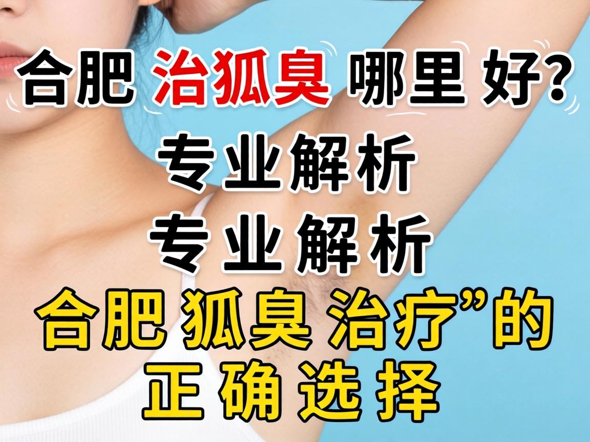 合肥治狐臭哪里好？专业解析合肥狐臭治疗的正确选择