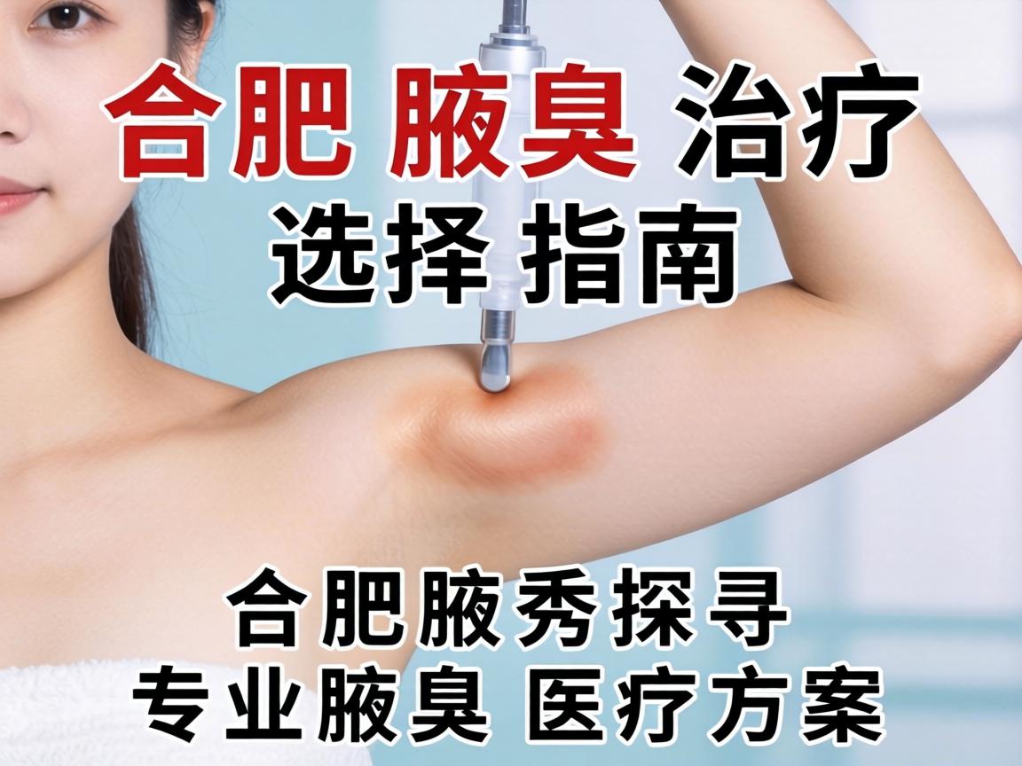 合肥腋臭治疗选择指南，在合肥腋秀探寻专业腋臭医疗方案