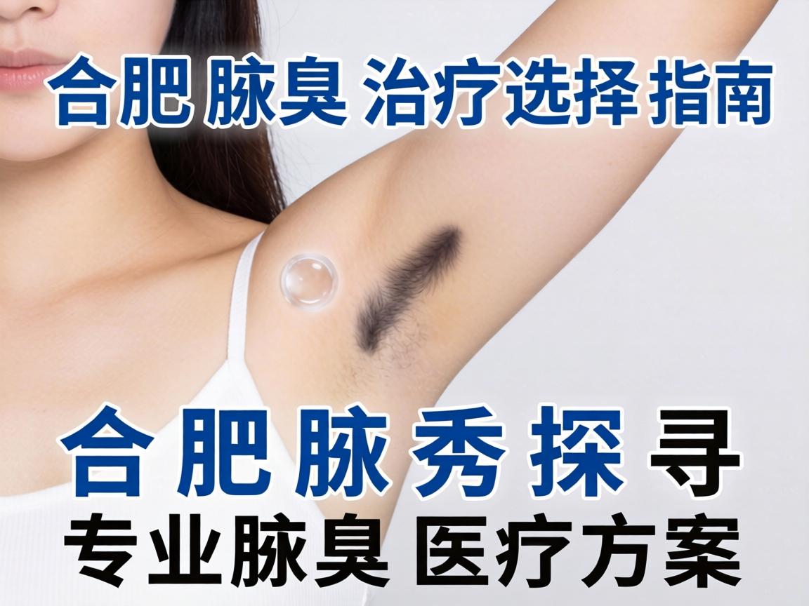 合肥腋臭治疗选择指南，在合肥腋秀探寻专业腋臭医疗方案
