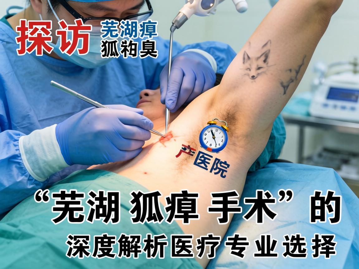 探访芜湖狐臭手术医院，深度解析芜湖狐臭手术的专业选择