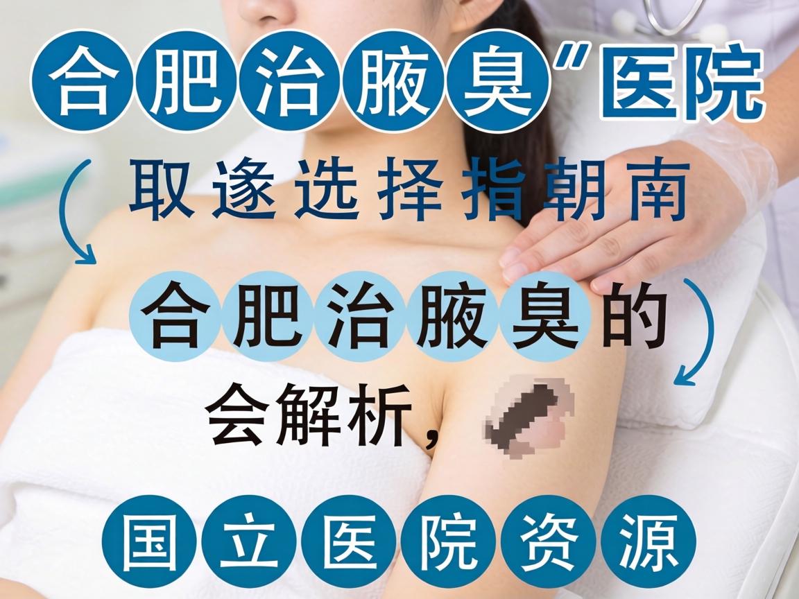 合肥治腋臭医院选择指南，解析合肥治腋臭的国立医院资源