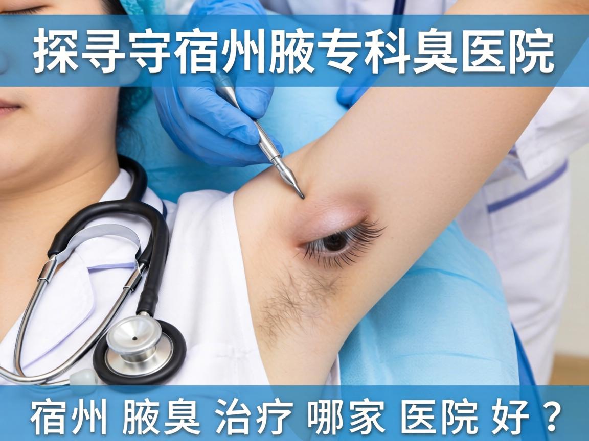 探寻宿州腋臭专科医院，宿州腋臭治疗哪家医院好？