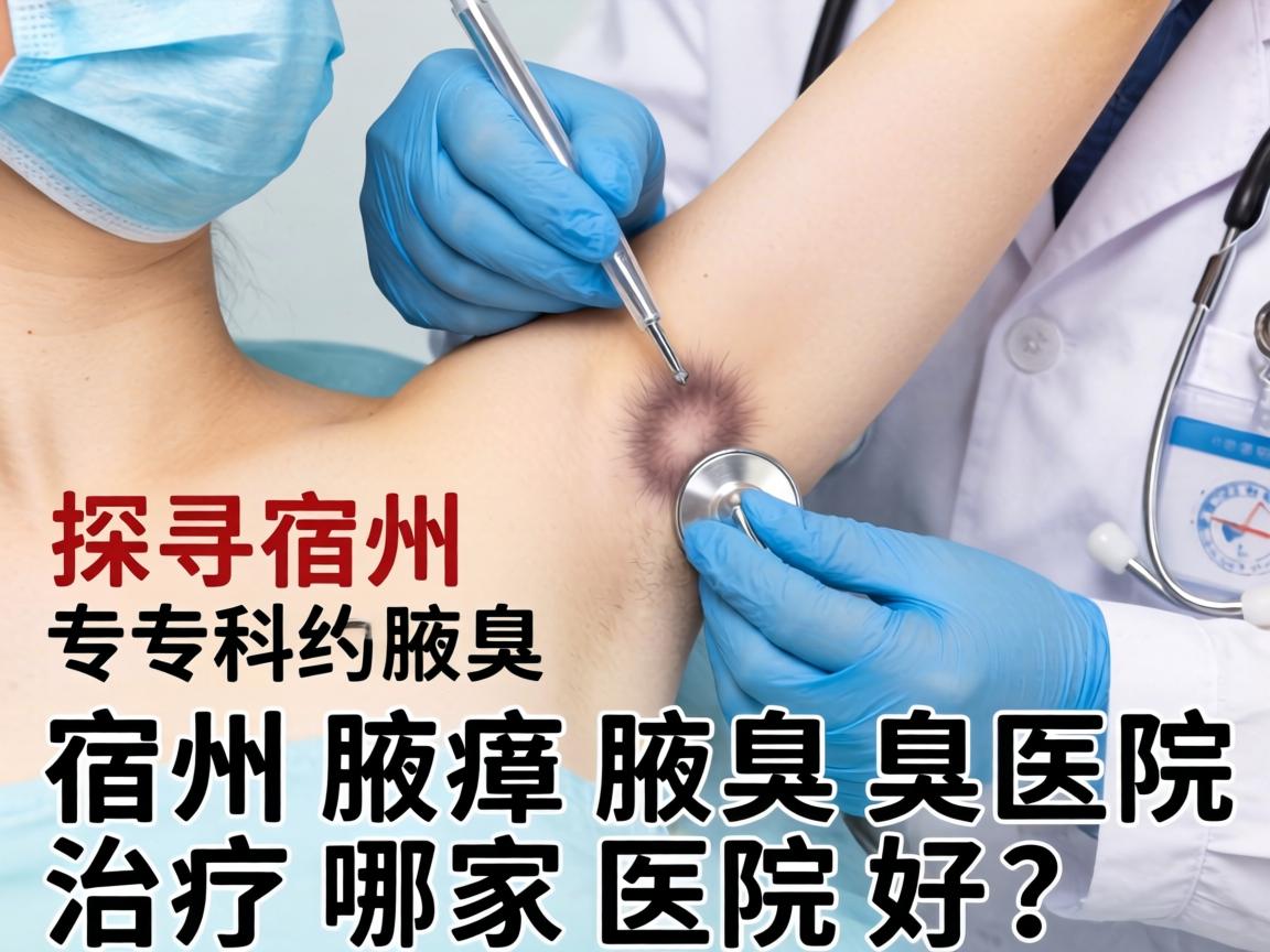 探寻宿州腋臭专科医院，宿州腋臭治疗哪家医院好？