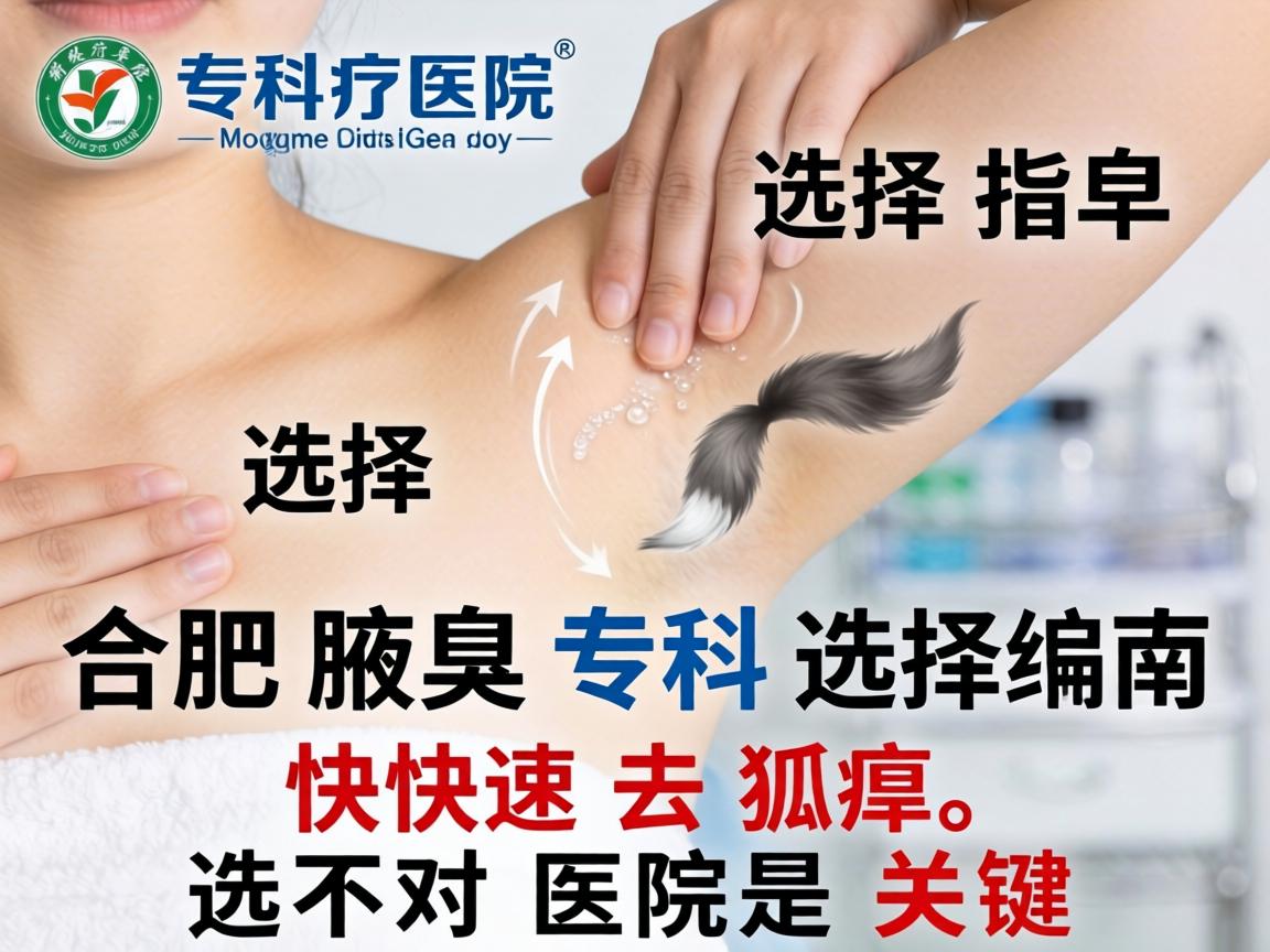 合肥腋臭专科医院选择指南,快速去狐臭,选对医院是关键 合肥腋臭专科医院选择指南,快速去狐臭,选对医院是关键