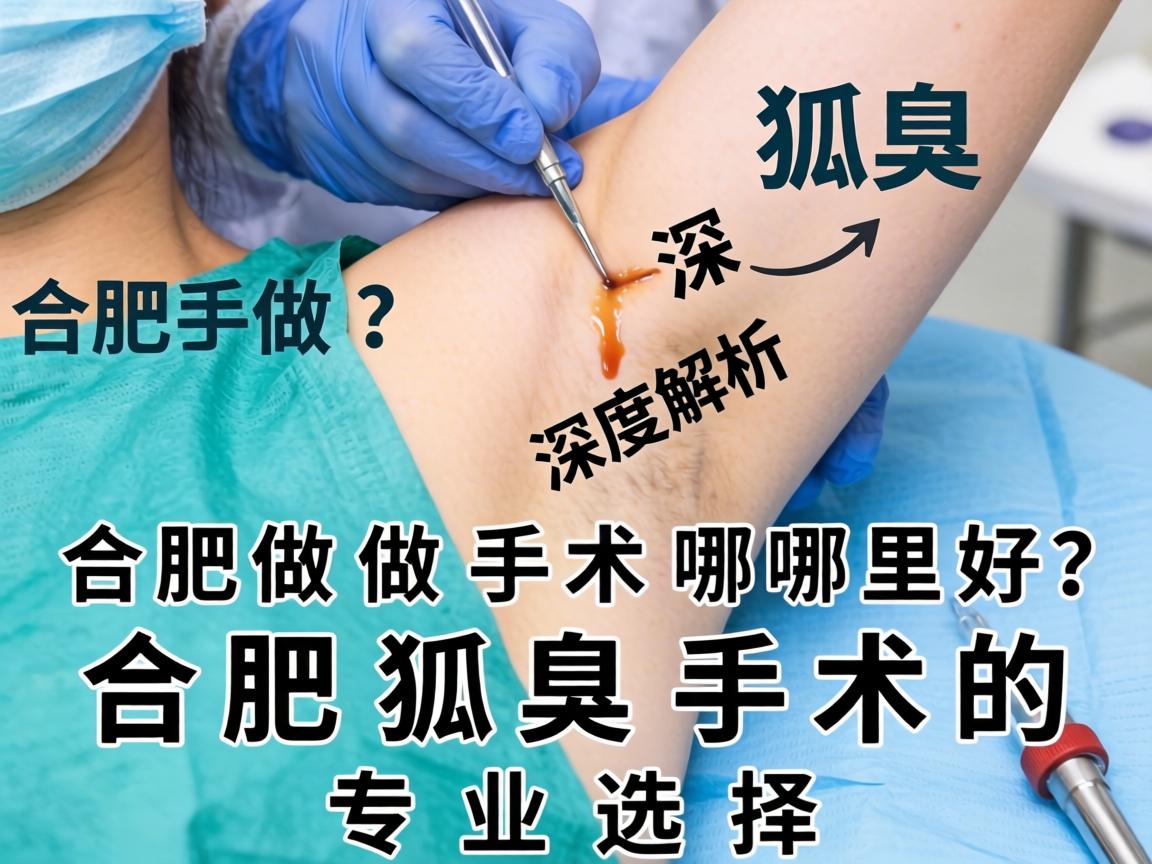 合肥做狐臭手术哪里好？深度解析合肥狐臭手术的专业选择