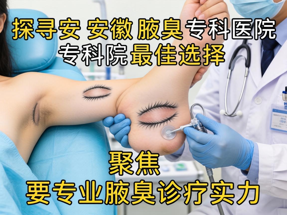 探寻安徽腋臭专科医院最佳选择，聚焦专业腋臭诊疗实力