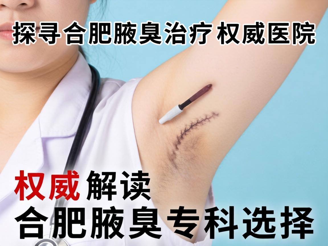 探寻合肥腋臭治疗权威医院，权威解读合肥腋臭专科选择