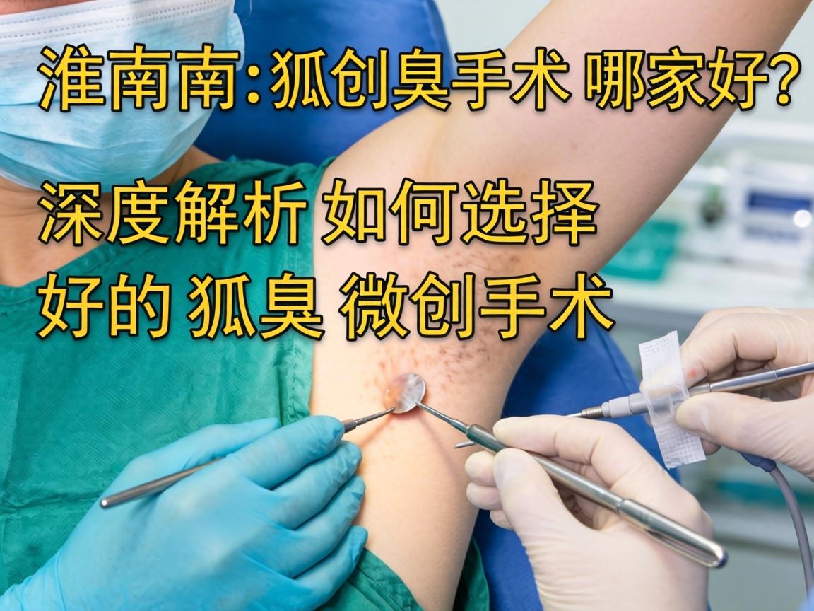 淮南狐臭微创手术哪家好？深度解析如何选择好的狐臭微创手术