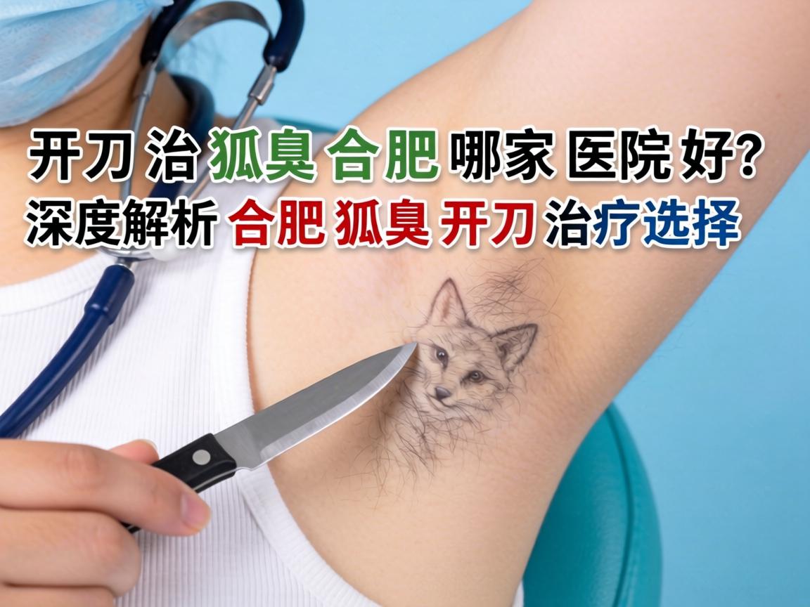 开刀治狐臭合肥哪家医院好？深度解析合肥狐臭开刀治疗选择