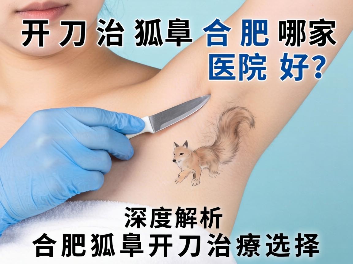 开刀治狐臭合肥哪家医院好？深度解析合肥狐臭开刀治疗选择