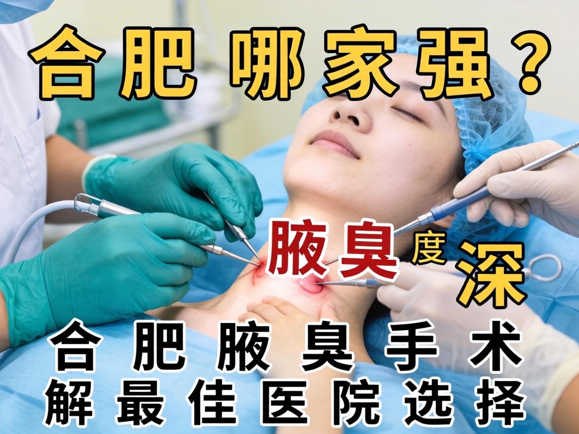 合肥腋臭手术哪家强？深度解析合肥腋臭手术最佳医院选择