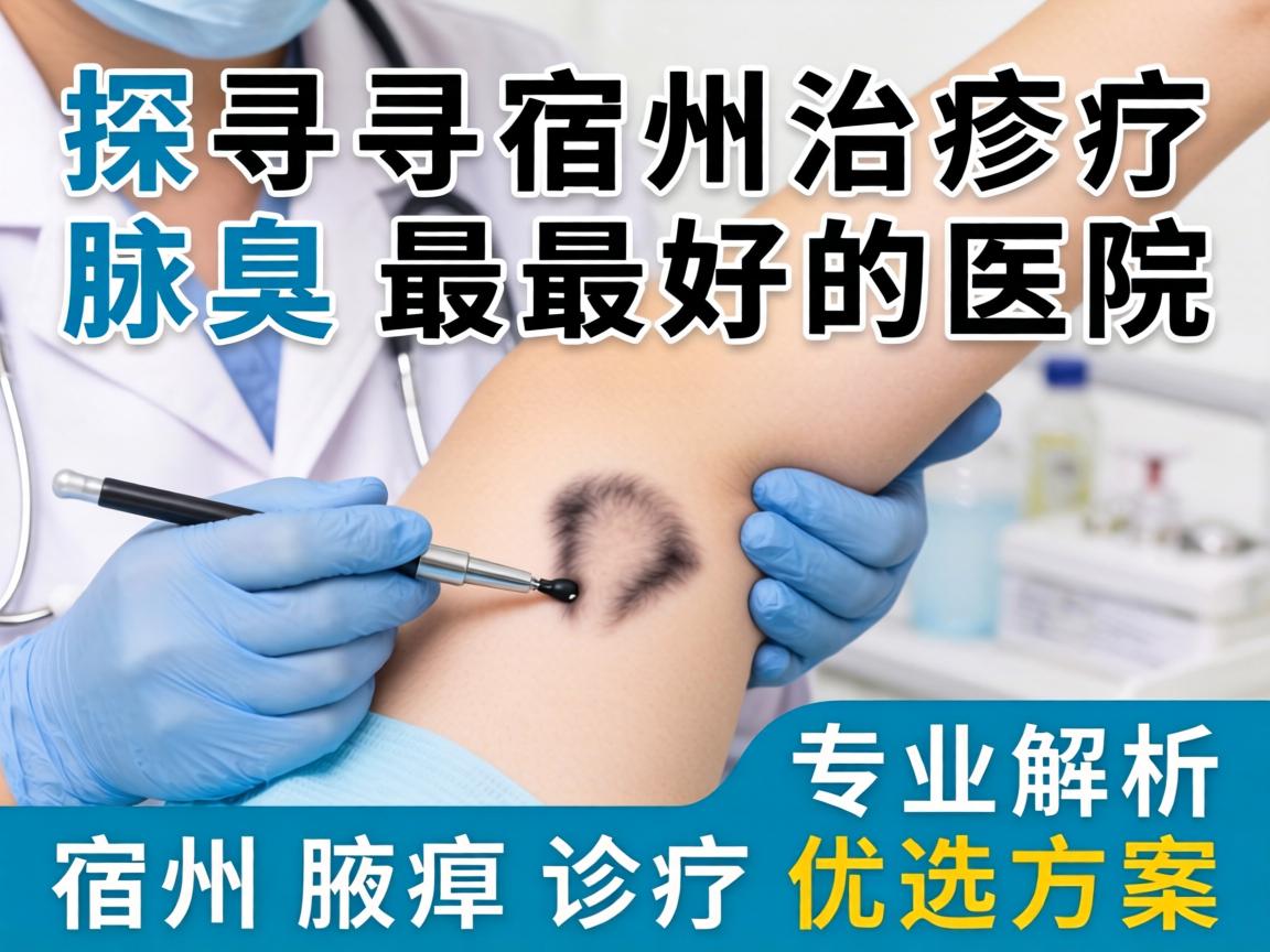 探寻宿州治疗腋臭最好的医院，专业解析宿州腋臭诊疗优选方案