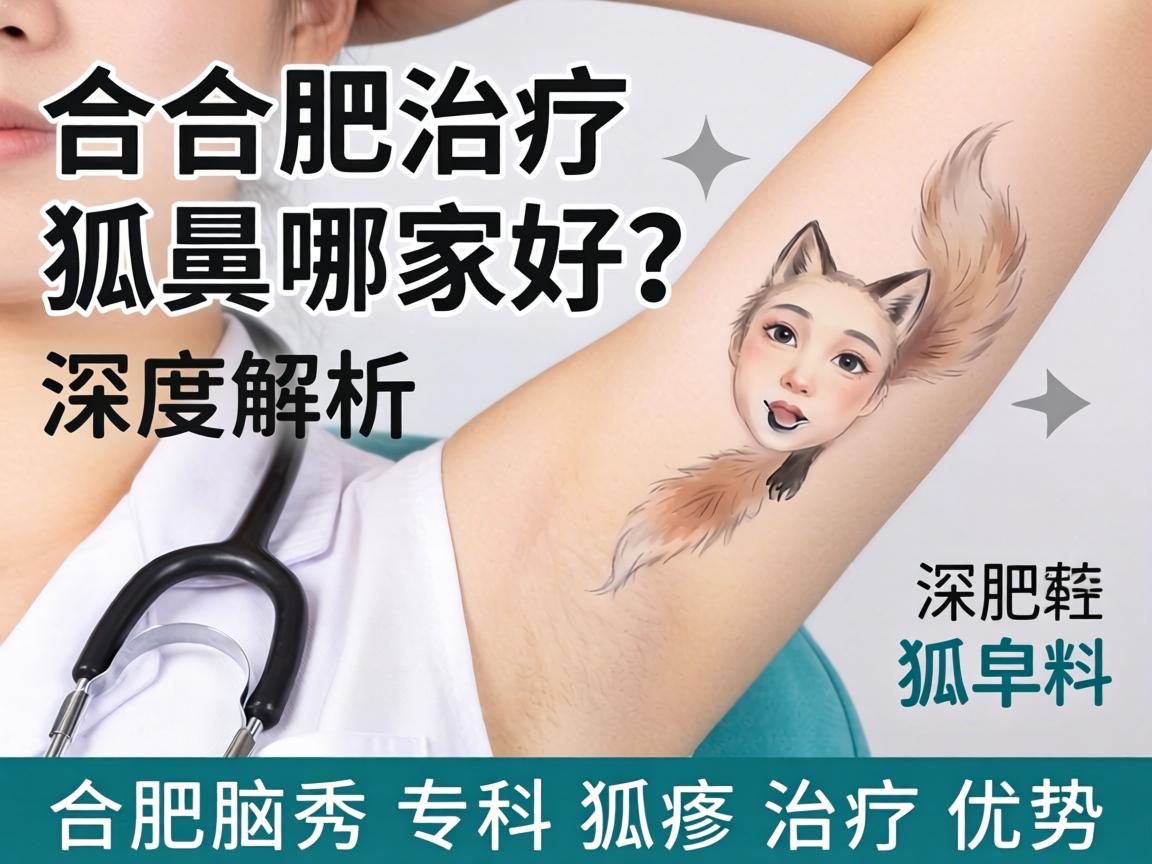 合肥治疗狐臭哪家好？深度解析合肥腋秀专科狐臭治疗优势
