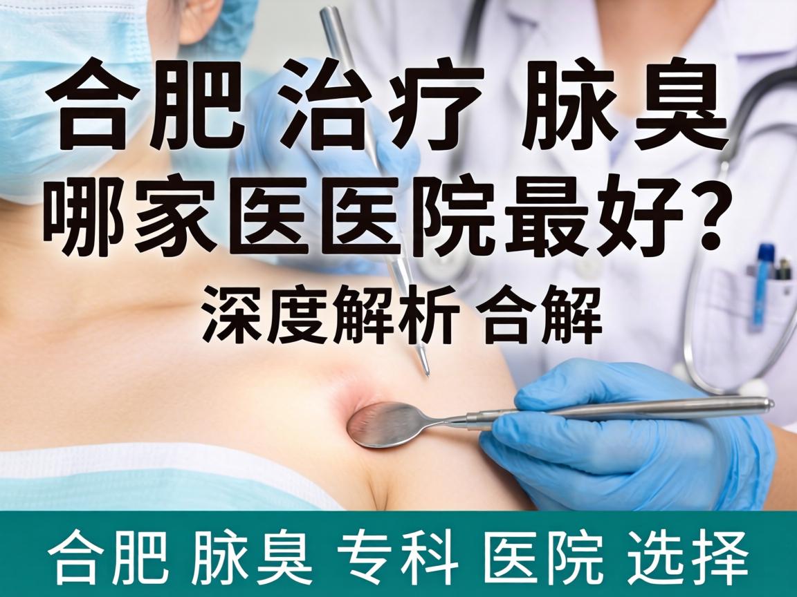 合肥治疗腋臭哪家医院最好？深度解析合肥腋臭专科医院选择