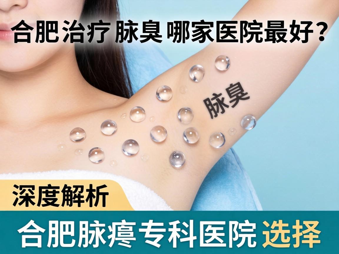 合肥治疗腋臭哪家医院最好？深度解析合肥腋臭专科医院选择