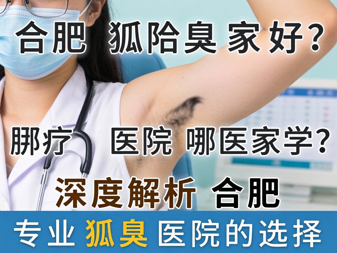 合肥狐臭医院哪家好？深度解析合肥专业狐臭医院的选择