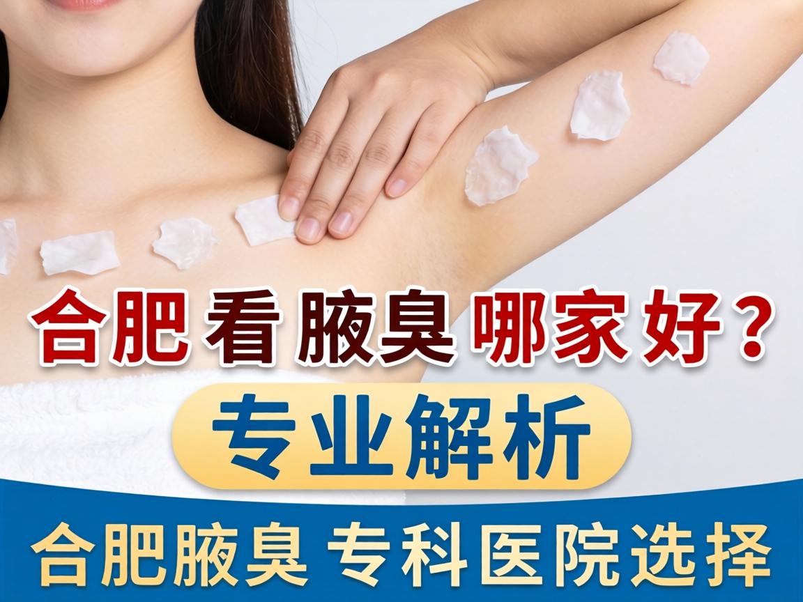 合肥看腋臭哪家好？专业解析合肥腋臭专科医院选择